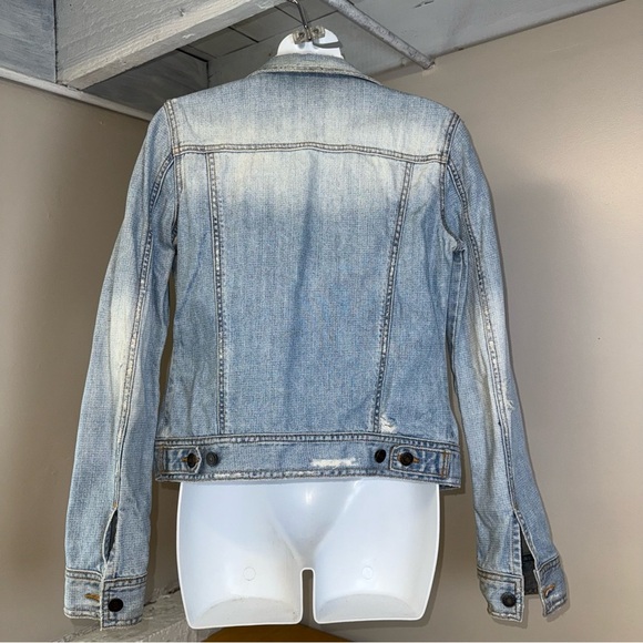 Hollister Surf 1972 Women’s Jean Jacket Medium Blue - Picture 3 of 8